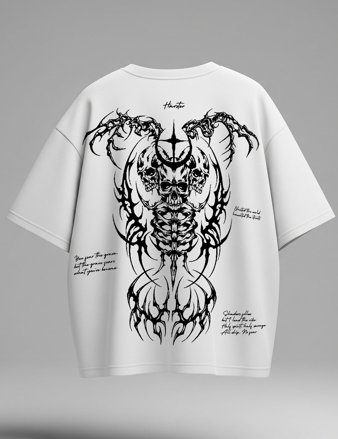 Destruct Oversized T-Shirt - White
