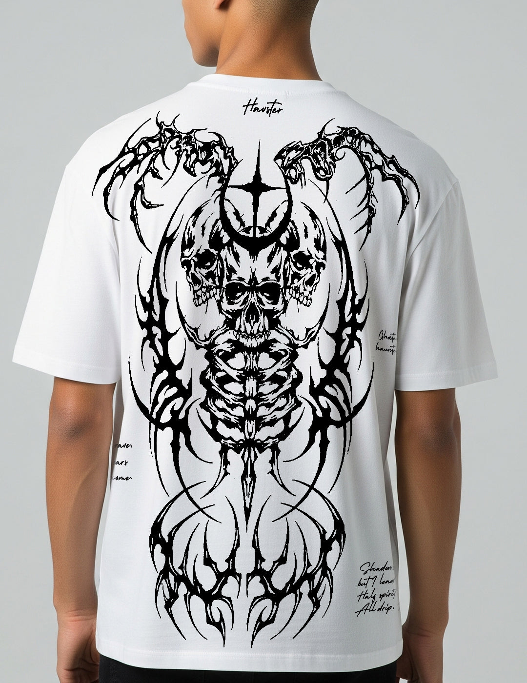 Destruct Oversized T-Shirt - White