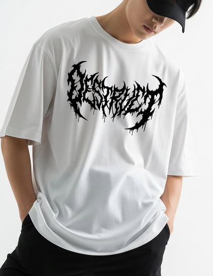 Destruct Oversized T-Shirt - White