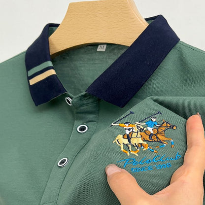 Equestrian Lavish Emblem Polo T-Shirt