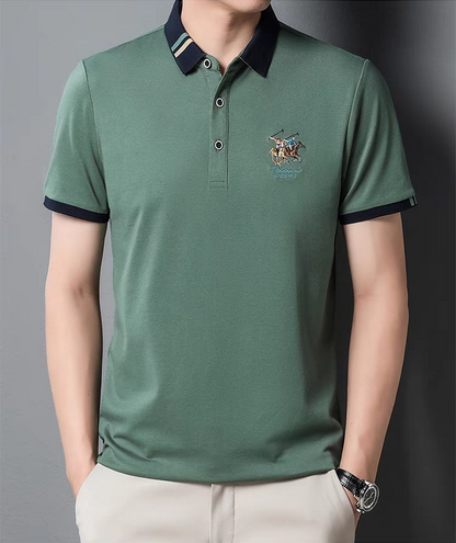 Equestrian Lavish Emblem Polo T-Shirt