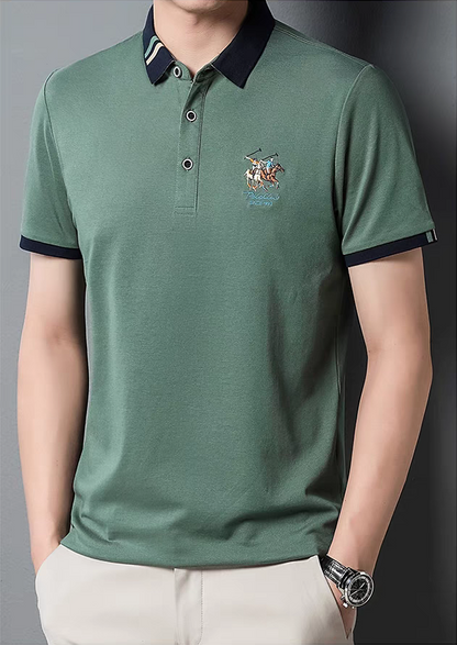 Equestrian Lavish Emblem Polo T-Shirt