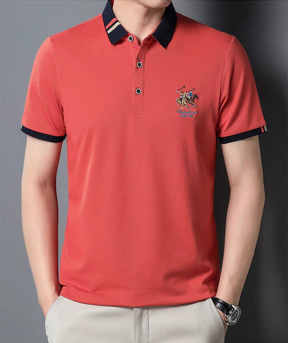 Equestrian Lavish Emblem Polo T-Shirt
