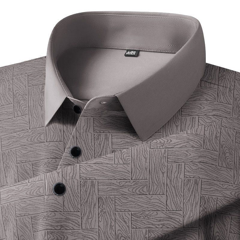 Regal Grid Weave Polo T-Shirt