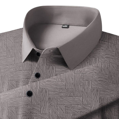 Regal Grid Weave Polo T-Shirt