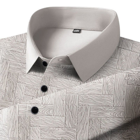 Regal Grid Weave Polo T-Shirt