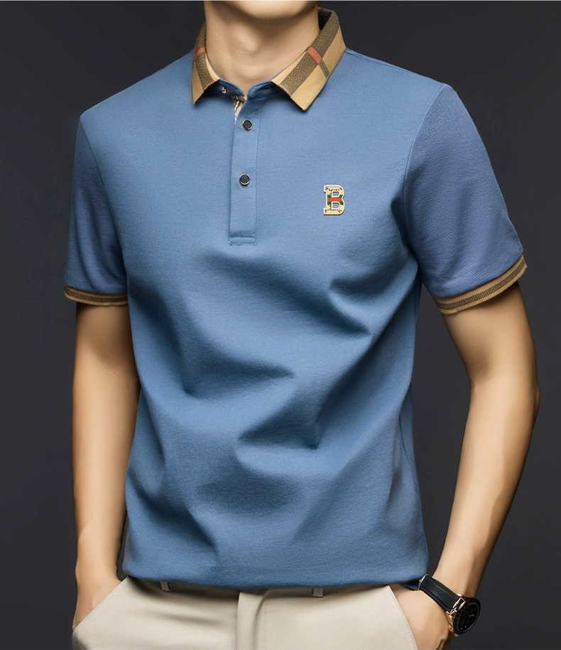 Eminence Plaid Essence Polo T-Shirt