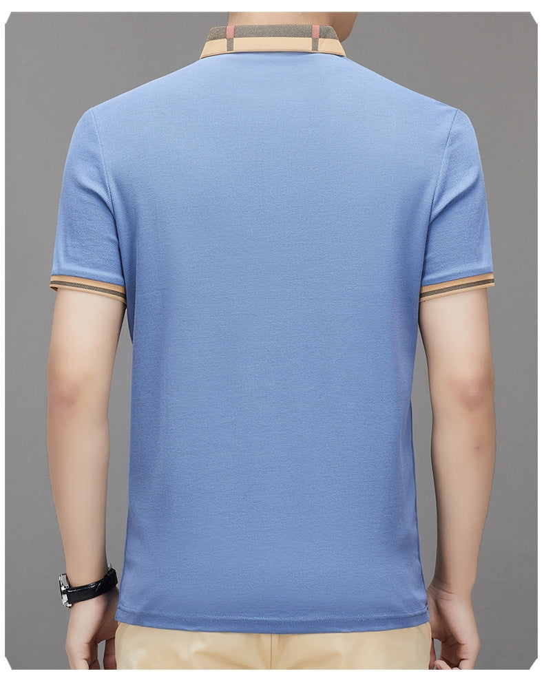 Heritage Check Collar Polo T-Shirt