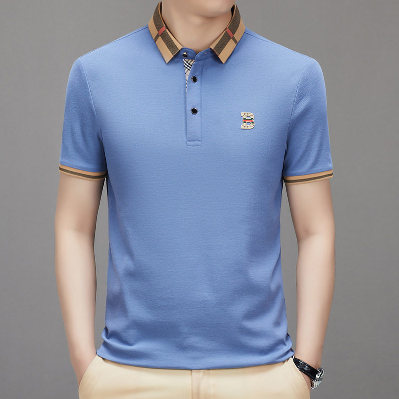 Heritage Check Collar Polo T-Shirt