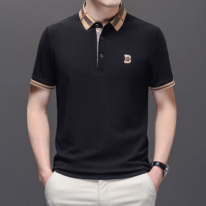 Heritage Check Collar Polo T-Shirt
