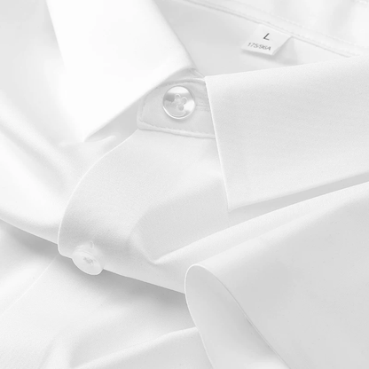 NoirSheen Luxe Satin Half Sleeve Shirt