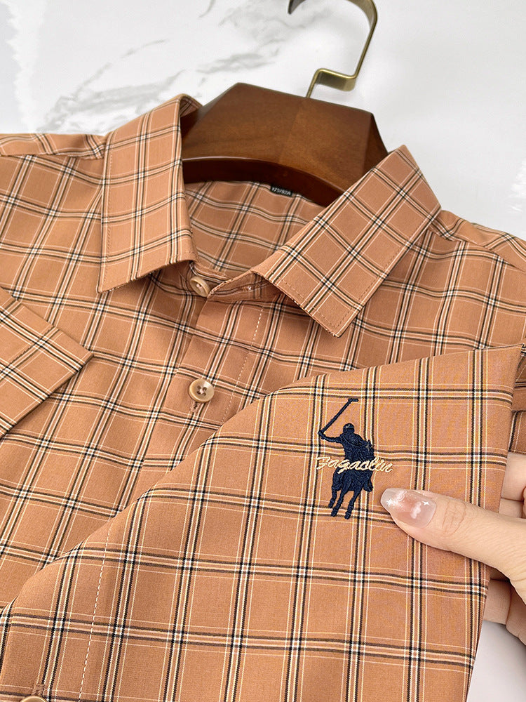 Crossline Embercheck Formal Shirt