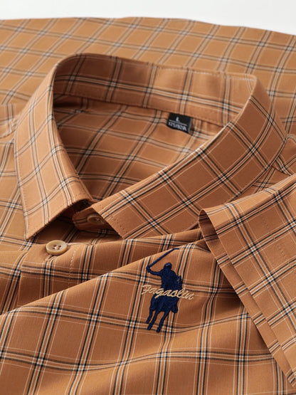 Crossline Embercheck Formal Shirt