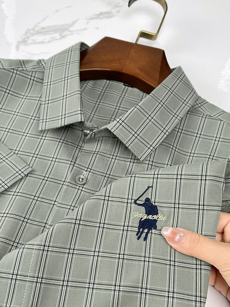 Crossline Embercheck Formal Shirt