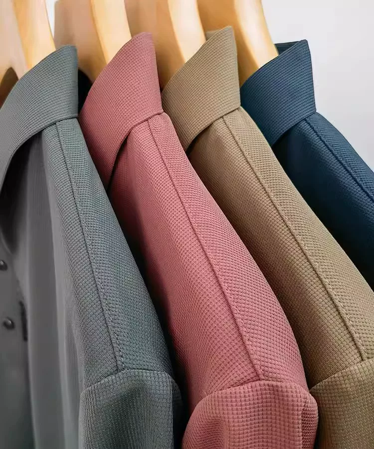 Eclipsed Grid Polo T-Shirt