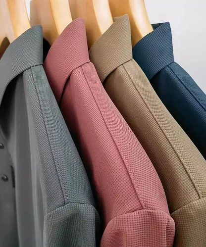 Eclipsed Grid Polo T-Shirt