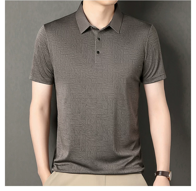 Regal Grid Weave Polo T-Shirt