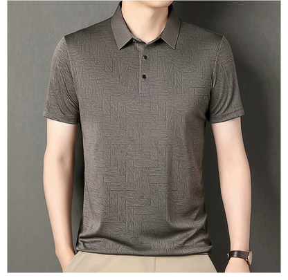 Regal Grid Weave Polo T-Shirt