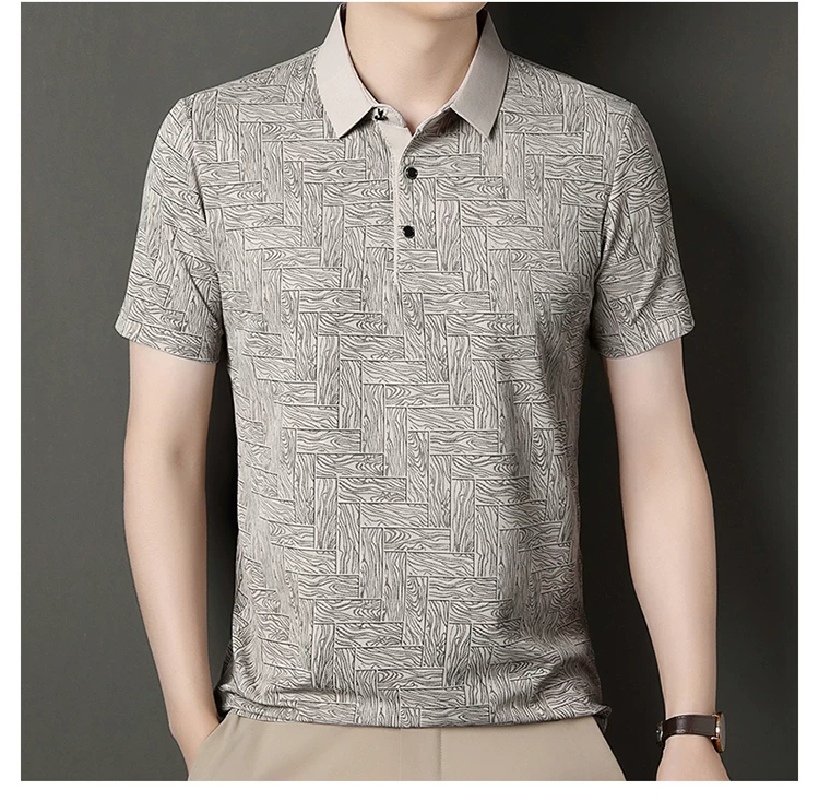 Regal Grid Weave Polo T-Shirt