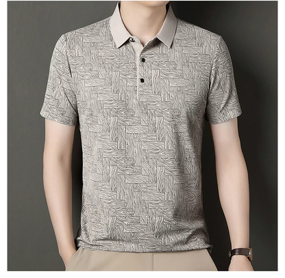 Regal Grid Weave Polo T-Shirt