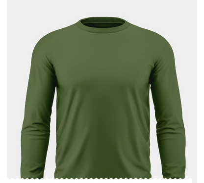 Pick Any 2 - Full Sleeve Plain Cotton T-shirt Combo