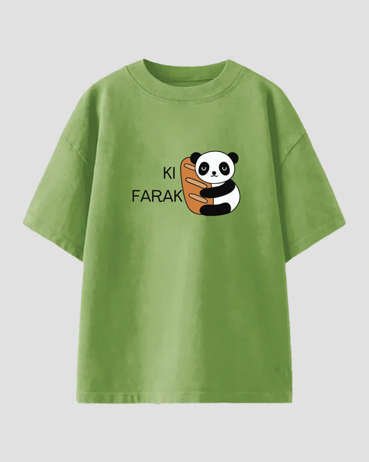 Ki Farak Panda Oversized T-Shirt