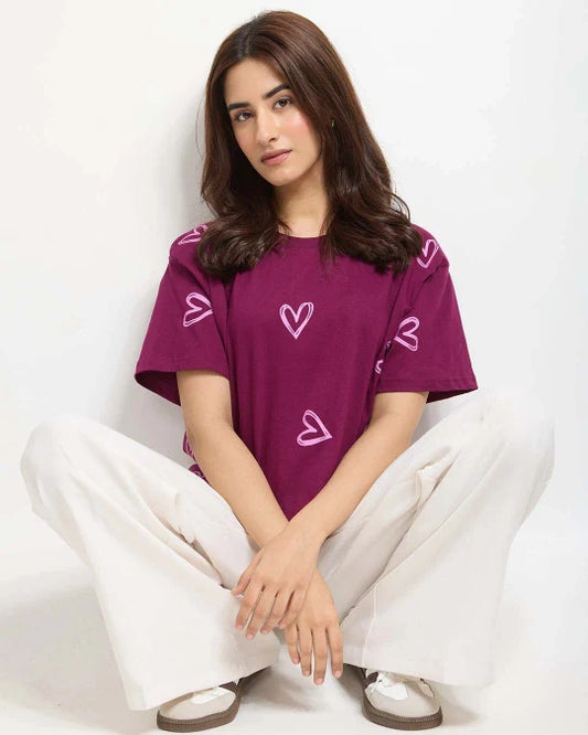Mulberry Lover Oversized T-Shirt