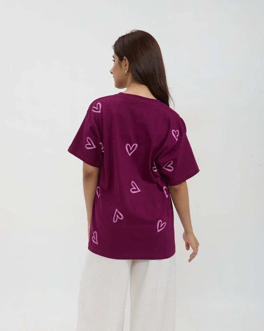 Mulberry Lover Oversized T-Shirt