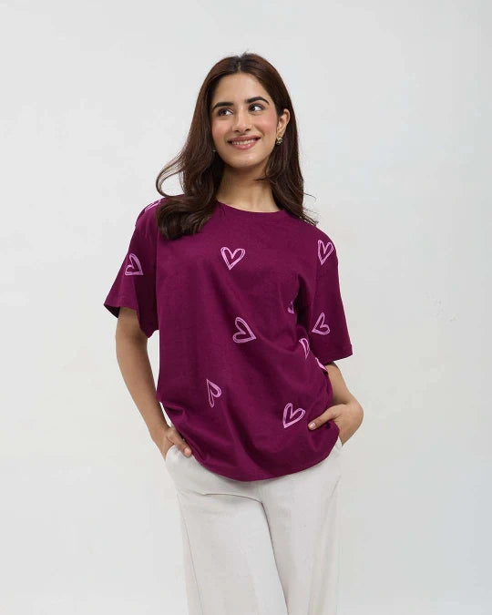 Mulberry Lover Oversized T-Shirt