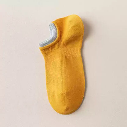 8-Pair Solid Color Socks Combo – Breathable & Stylish