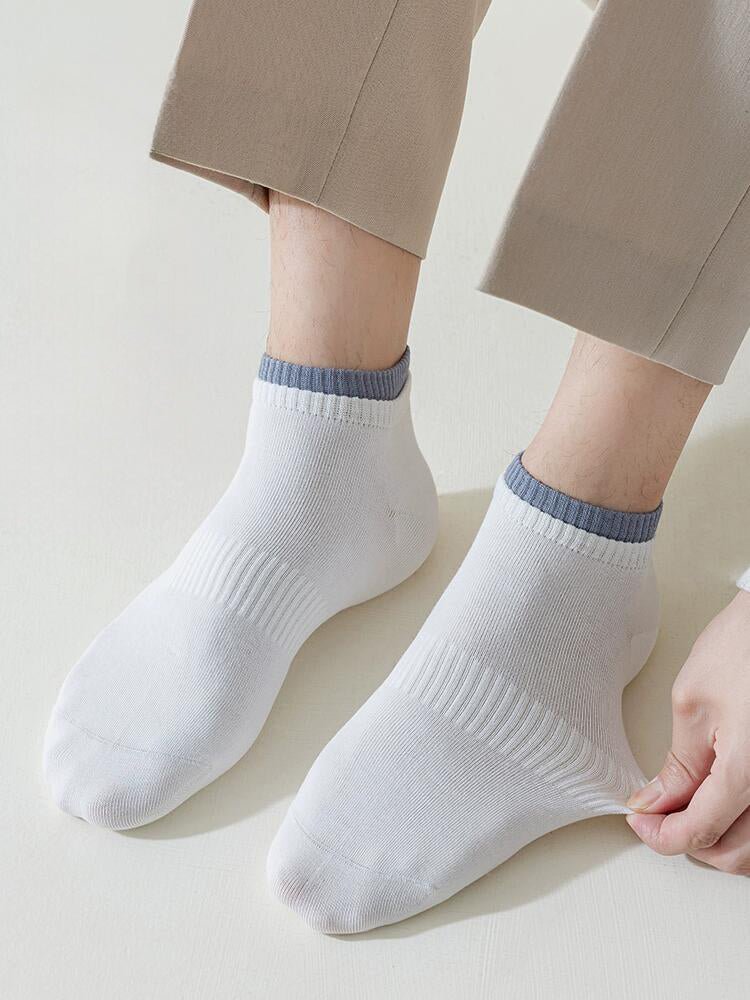 7-Pair Solid Color Socks Combo –  AirEase Effortless Comfort, Breathable Feel