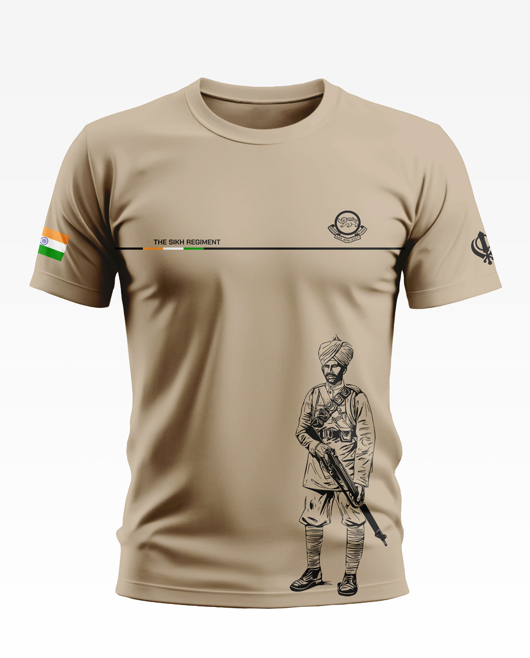 The Sikh Regiment Soft Cotton T-shirt