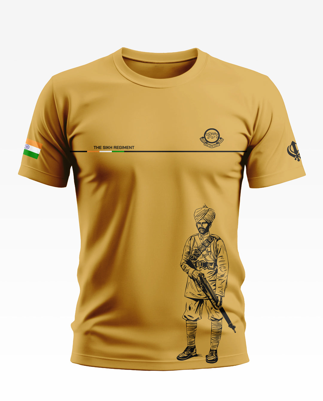 The Sikh Regiment Soft Cotton T-shirt