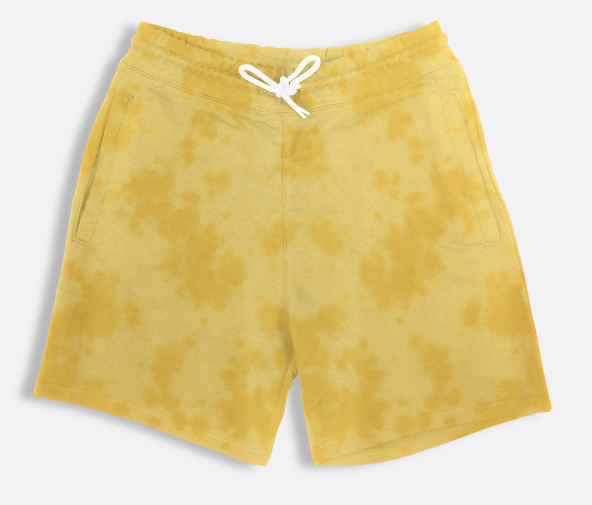 Unisex Tie Dye Oversized T-Shirt Combo (Yellow)