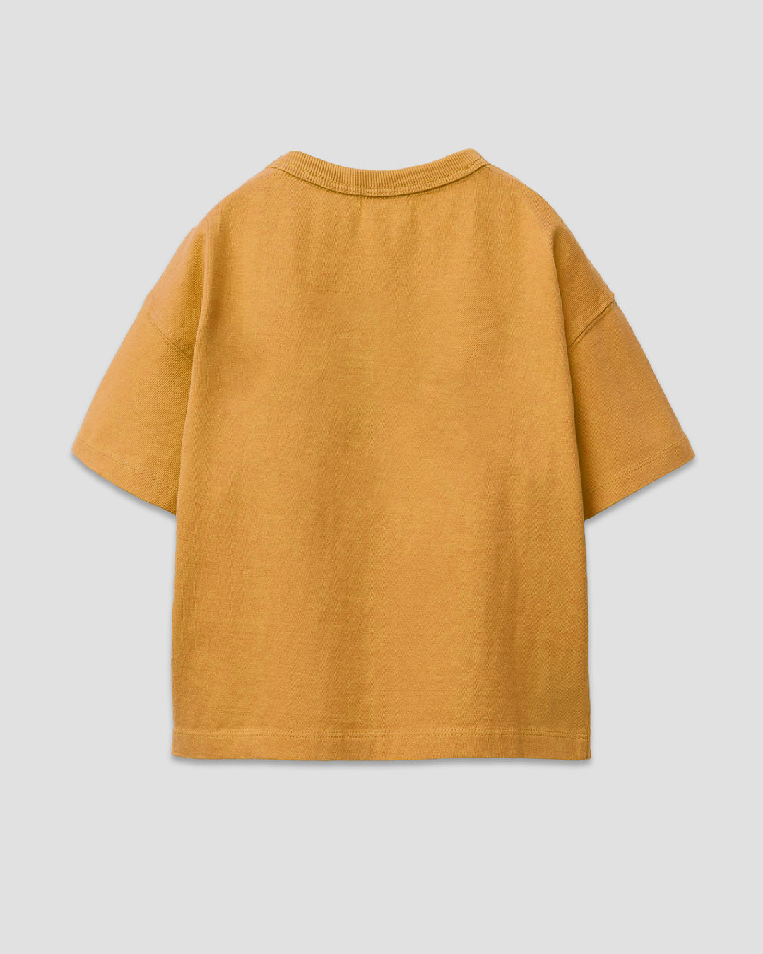 Mustard Plain Boxy Oversize T-Shirt