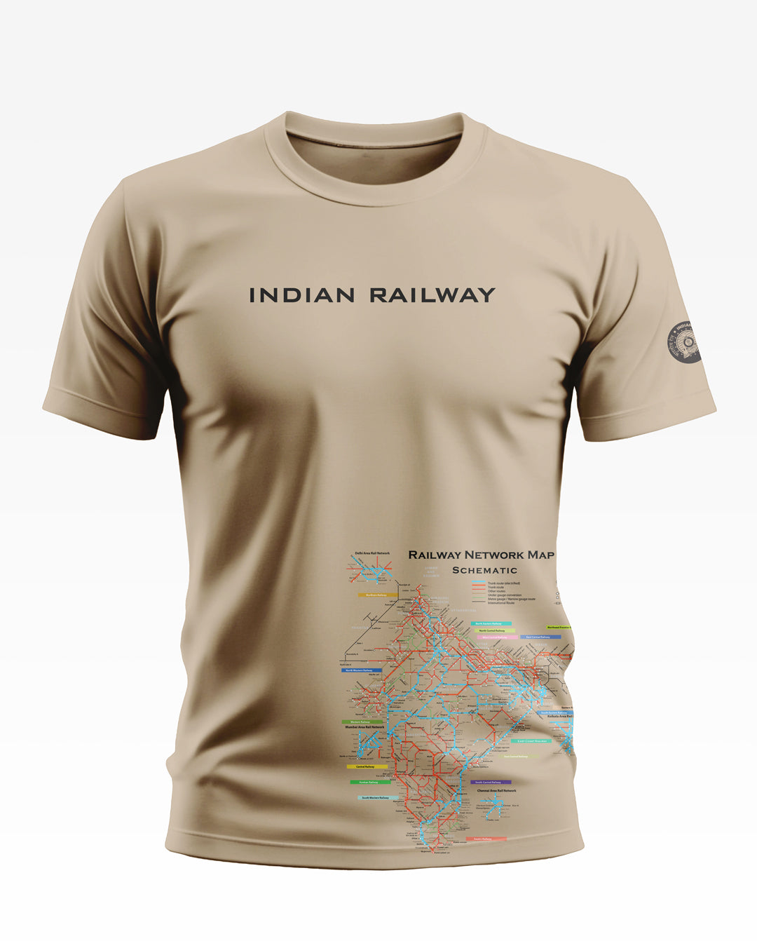 Ind Railway Soft Cotton T-shirt