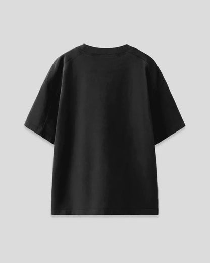 Black Flora Oversized T-Shirt