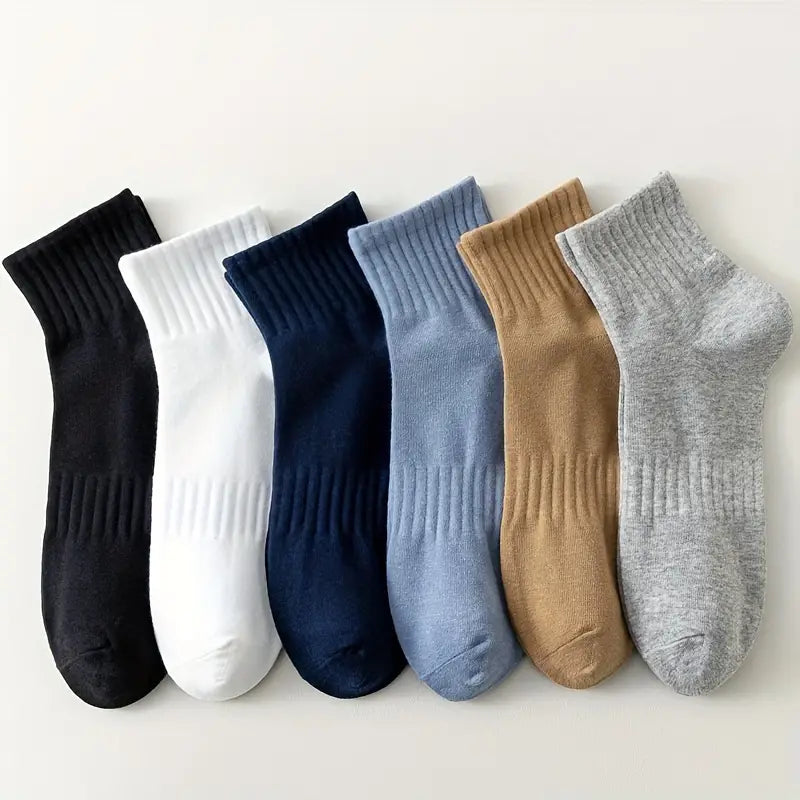 6-Pair Ankle Breathable Socks Combo