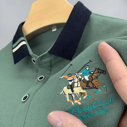Equestrian Classic Emblem Polo T-Shirt