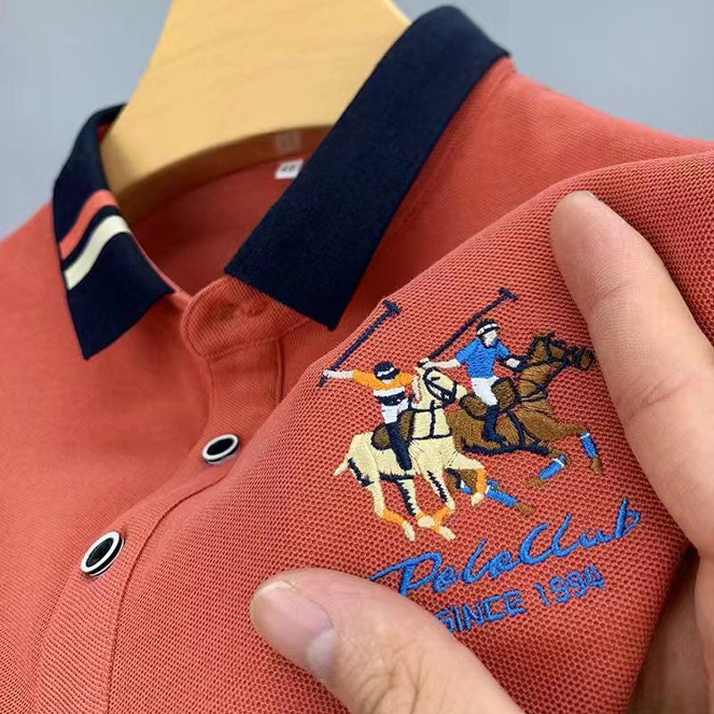 Equestrian Classic Emblem Polo T-Shirt