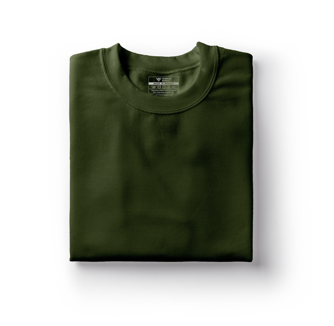 Pick Any 4 - Plain Round Neck Cotton T-shirt Combo