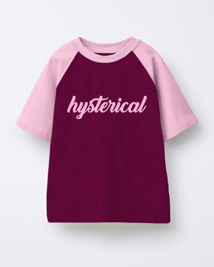 Hysterical Raglan Oversized T-Shirt
