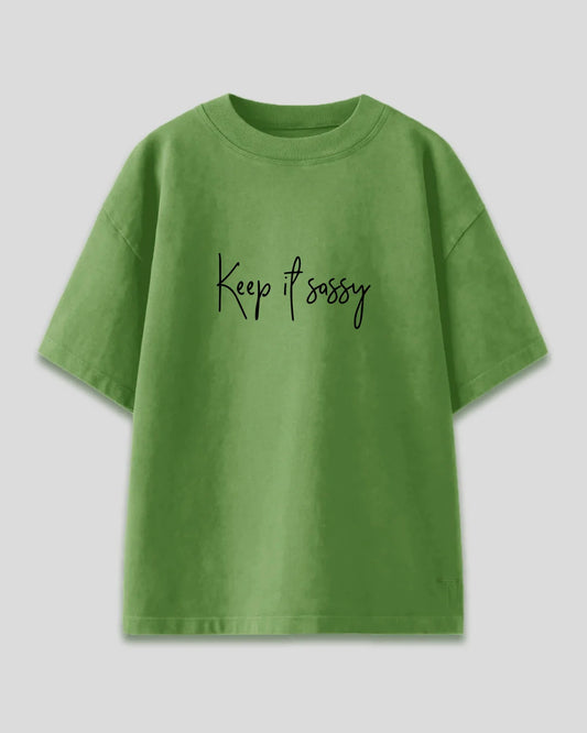Matcha Keep It Sassy Oversized T-Shirt