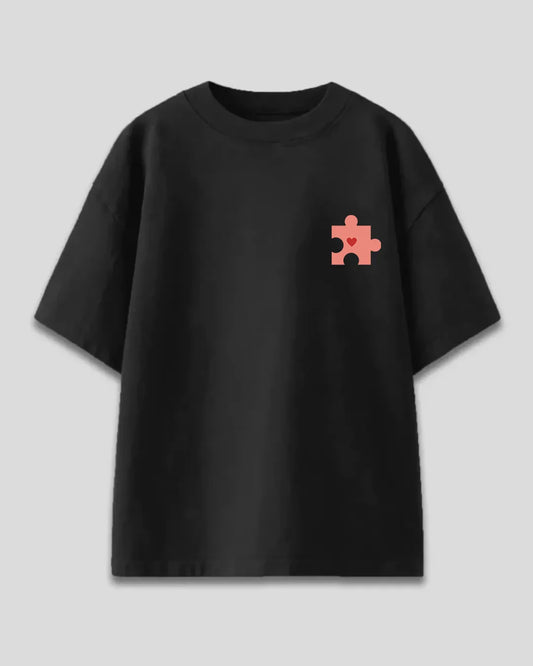 Love Puzzle Oversized T-Shirt