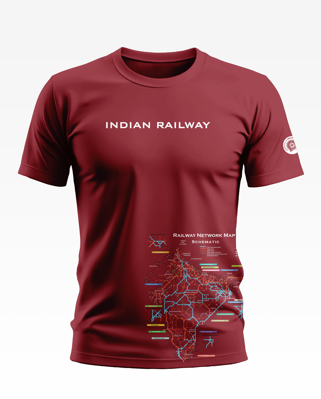 Ind Railway Soft Cotton T-shirt