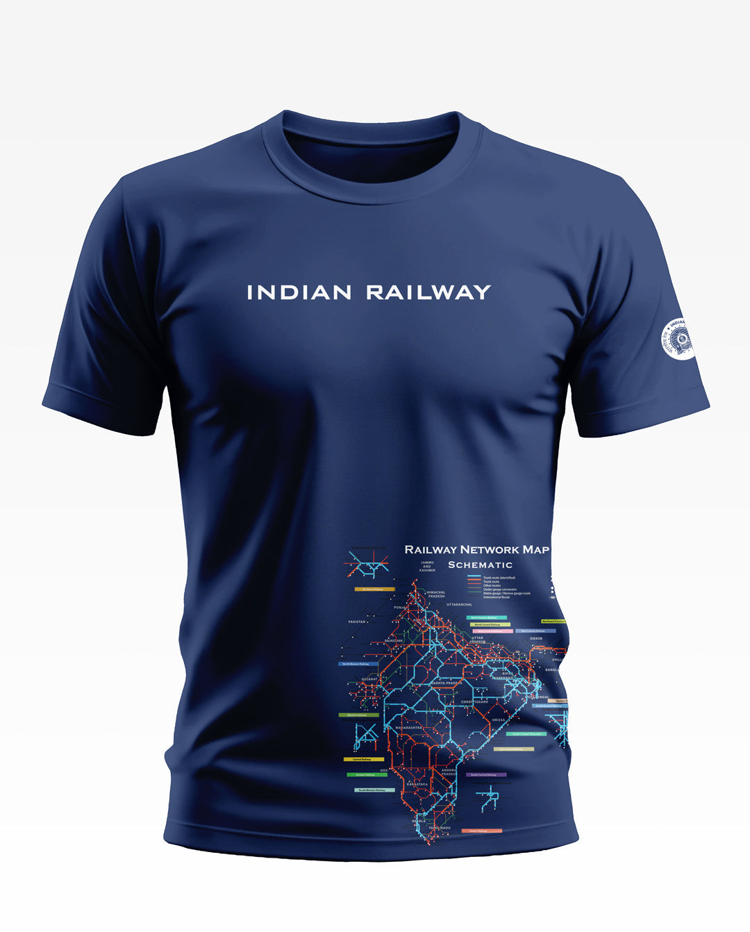 Ind Railway Soft Cotton T-shirt