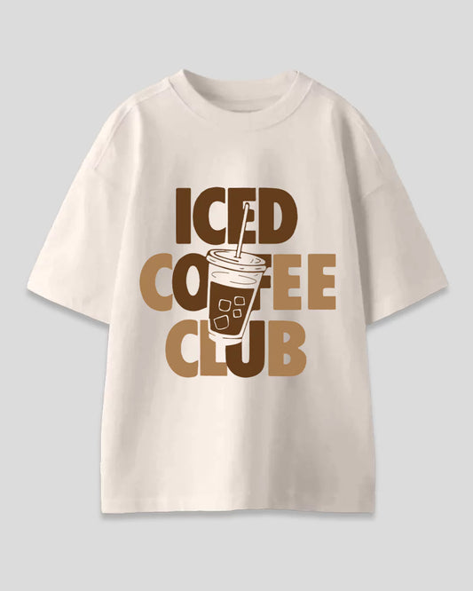 Offwhite Iced Coffee Club Oversized T-Shirt