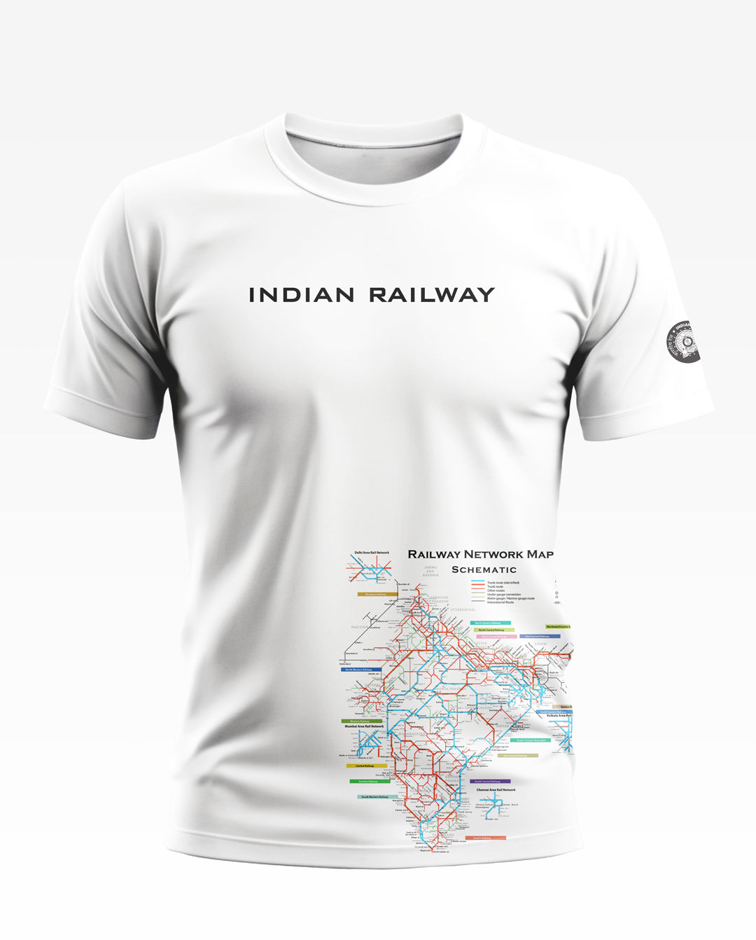Ind Railway Soft Cotton T-shirt