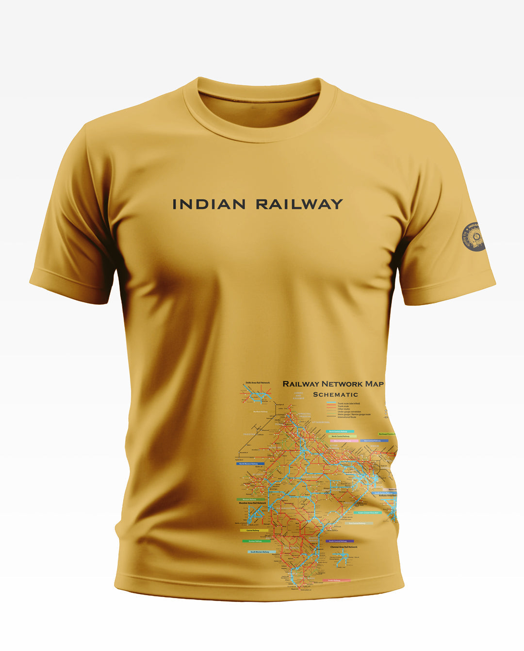 Ind Railway Soft Cotton T-shirt